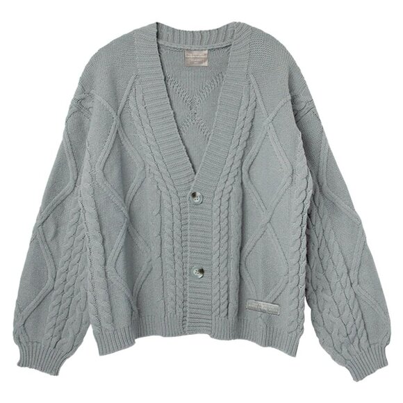 Taylor Swift The Tortured Poets Department Gray Grey Cardigan - Picture 1 of 6